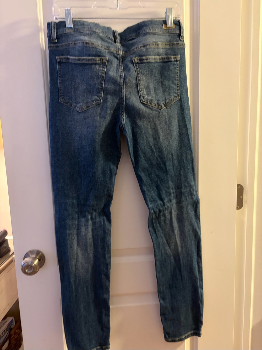 Sneak Peek Skinny Jeans — Medium Blue Wash